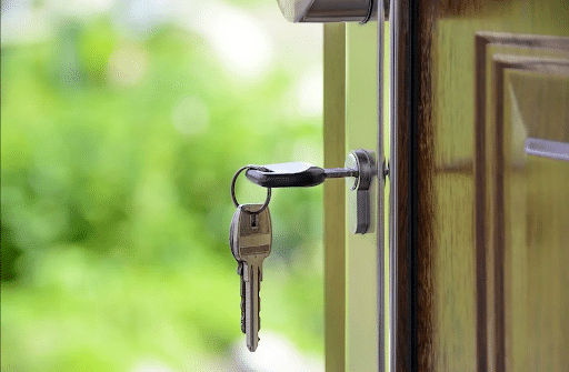 keys and door