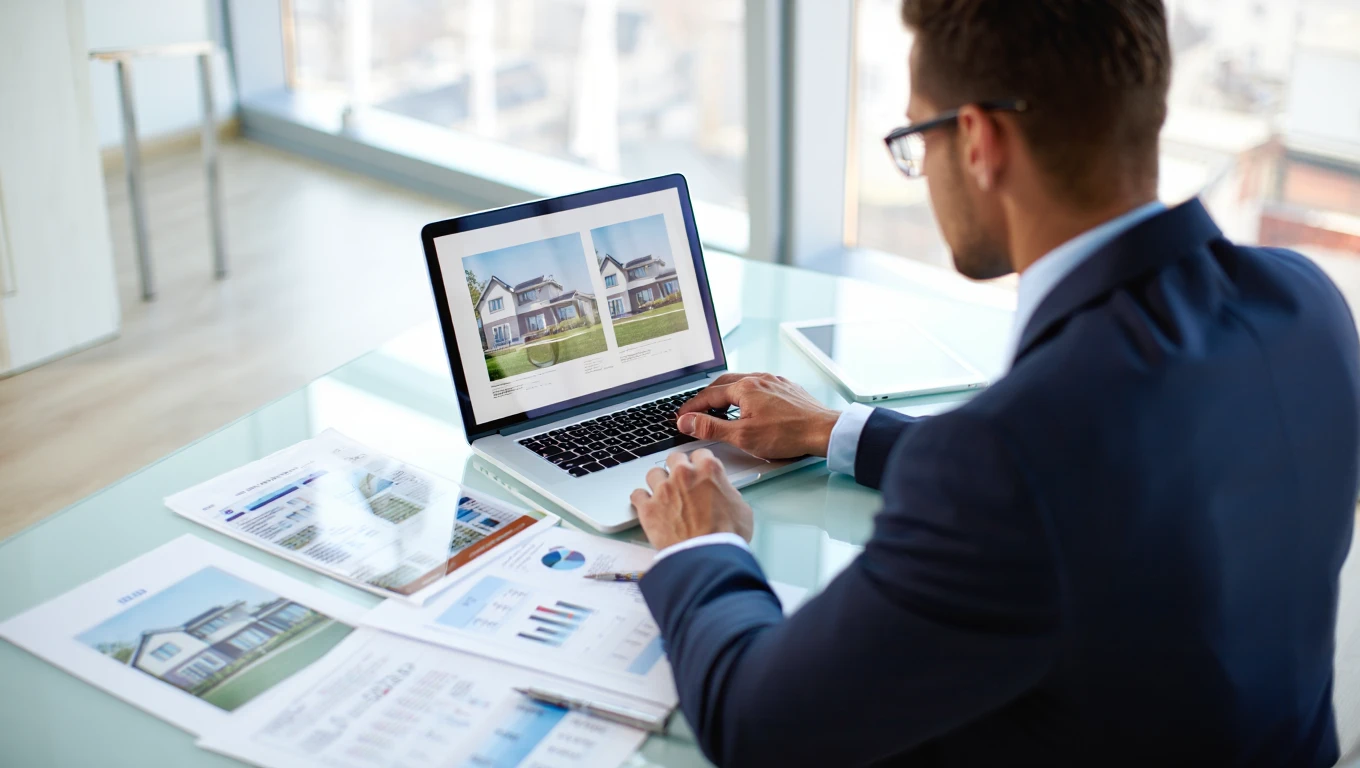 Off-market residential property sourcing Scotland specialist reviewing investment properties data analysis