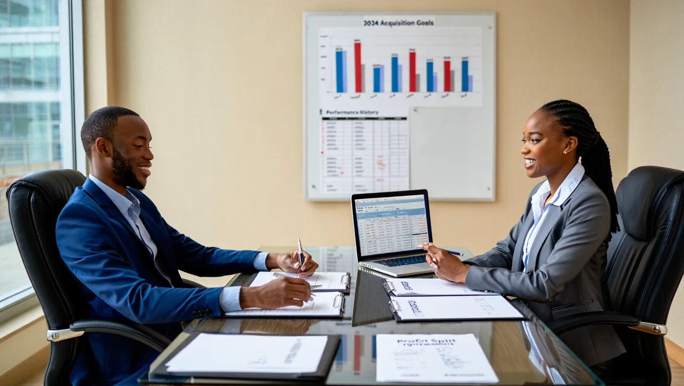 Property joint venture sourcing Scotland specialists finalizing partnership agreement with acquisition data