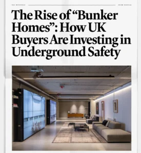 The Rise of ‘Bunker Homes’: How UK Buyers Are Investing in Underground Safety