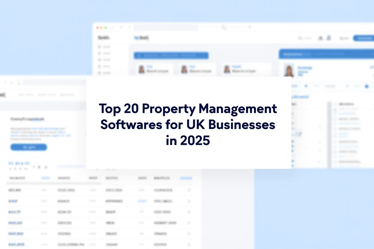 Top 20 Property Management Softwares for UK Businesses in 2025