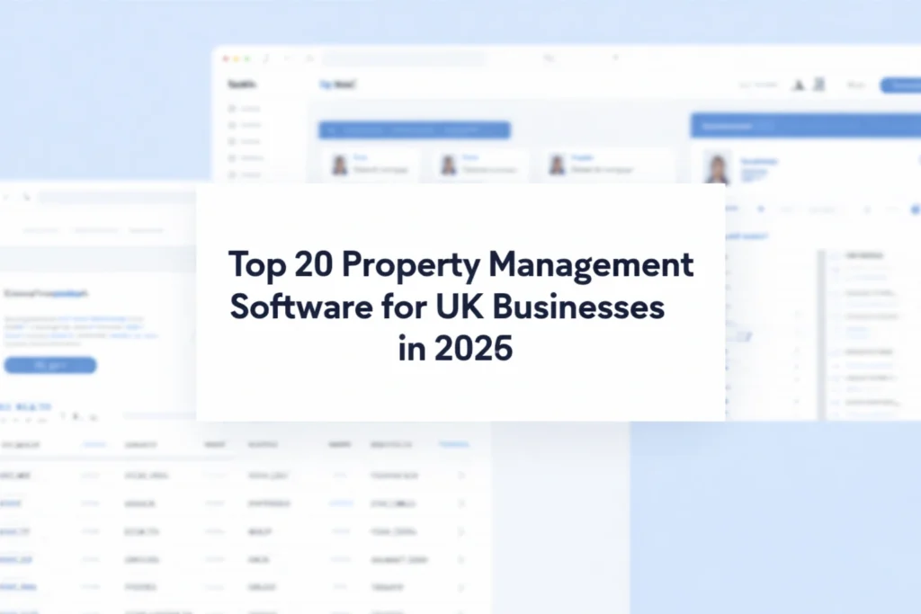 Top 20 Property Management Software for UK Businesses in 2026