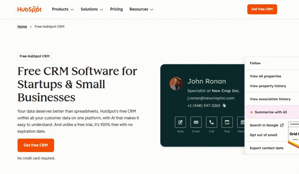 HubSpot CRM