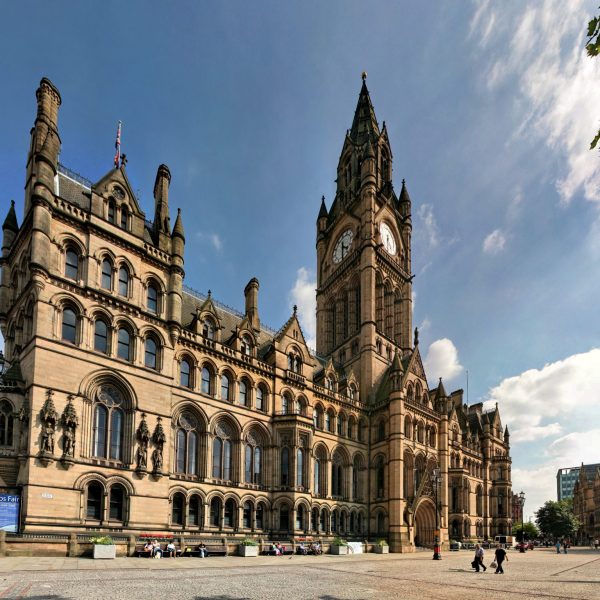 Manchester Town Hall - Landmark building in Manchester city center